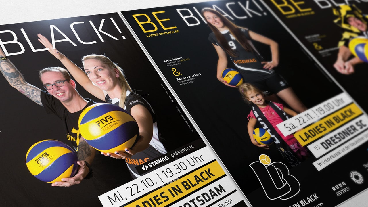 BE BLACK! Die Kampagne der Ladies in Black zur neuen Spielzeit