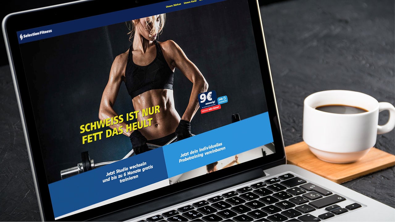 Selection Fitness macht sich fit im Web